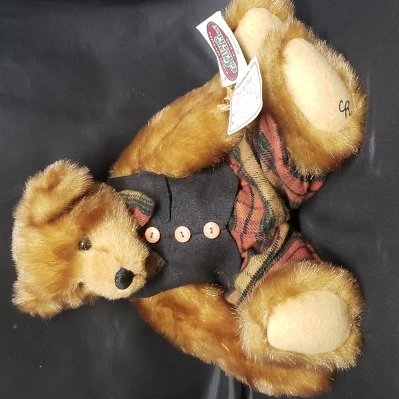 Ganz 1999 Cottage Collectibles NWT "Winston" Teddy Bear with Plaid Pants - Picture 4 of 7